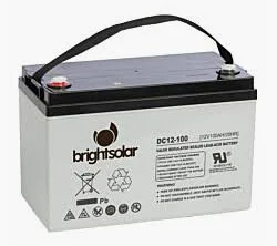 BrightSolar DC12V-100Ah huoltovapaa AGM akku